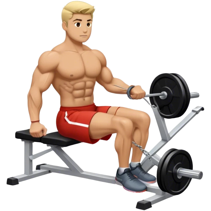 upper-back row exercise emoji