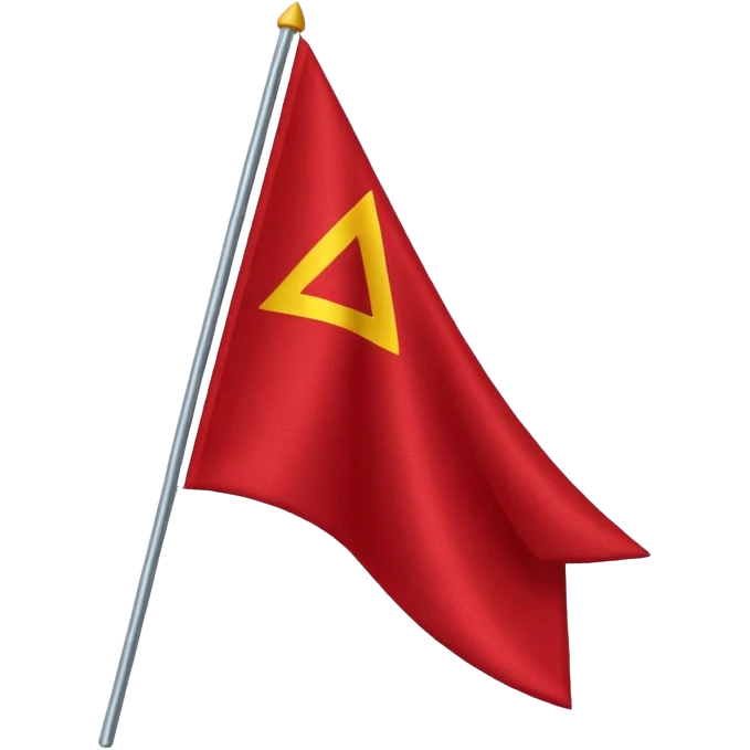 red triangular flag emoji emoji