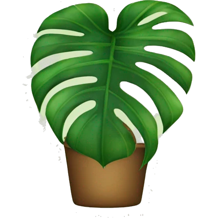 Monstera deliciosa  emoji