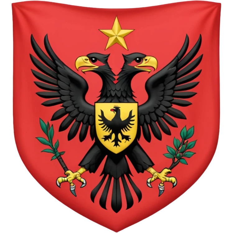 Flag emoji of 1992 dardania flag emoji