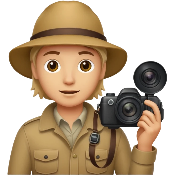 
wild life photographer emoji