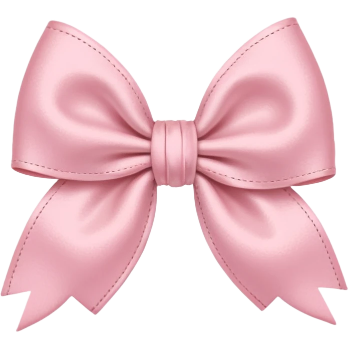 artsy bow delicate pastel pink colour emoji