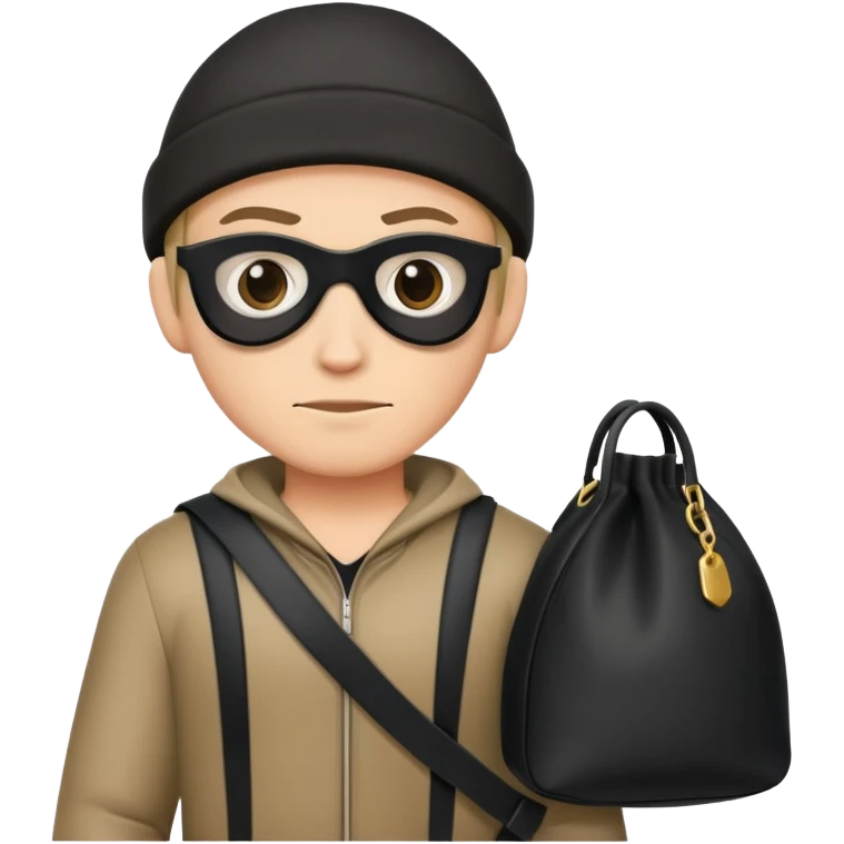 Robber with a bag emoji