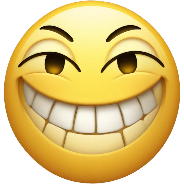 Cross eyed smiley face  emoji