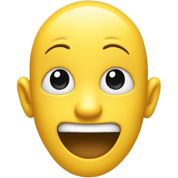 Yellow circle emoji head with pointer and index finger in mouth from the bottom and thumb sticking out  emoji