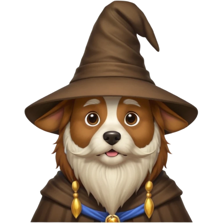 Dog wizard emoji