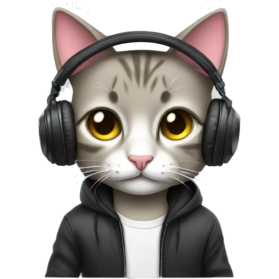 Dj kitty emoji