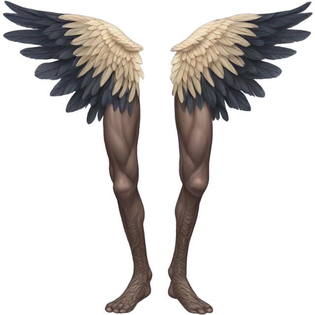 Legs with wings emoji