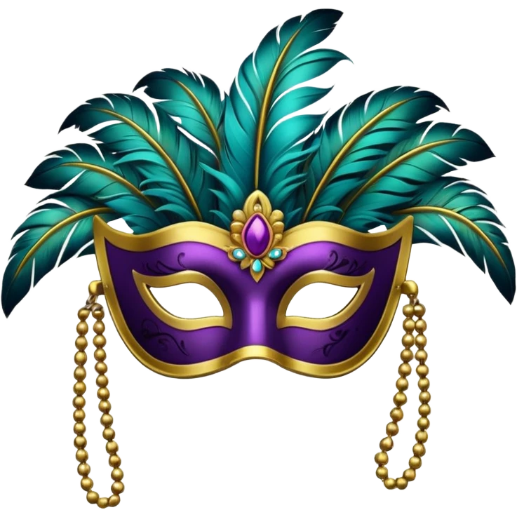 mascara de carnaval emoji