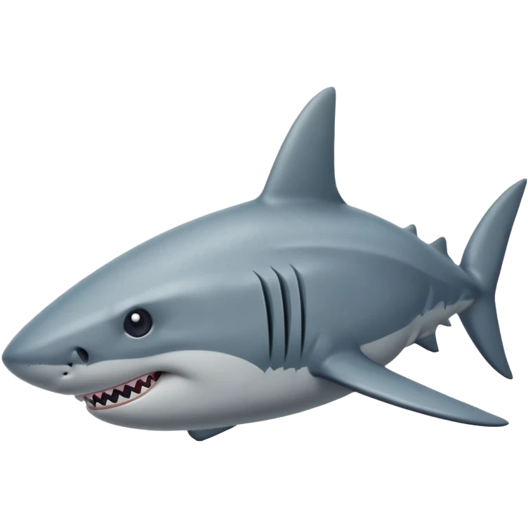 Stoned shark emoji