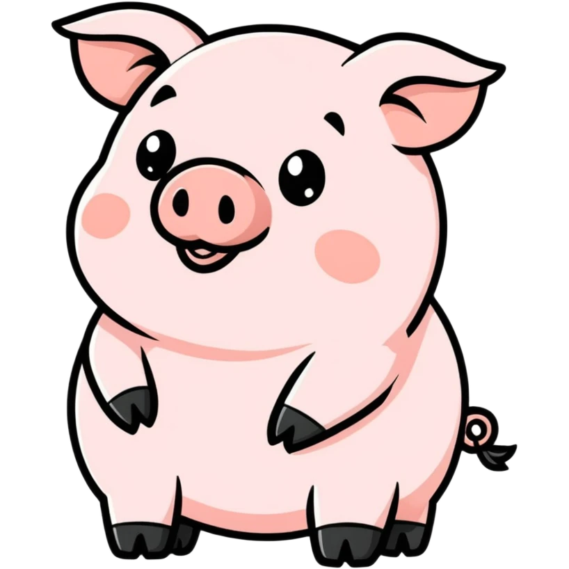 BUSHY PIG  emoji
