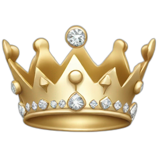 silver crown, gold crown, diamond crown emoji