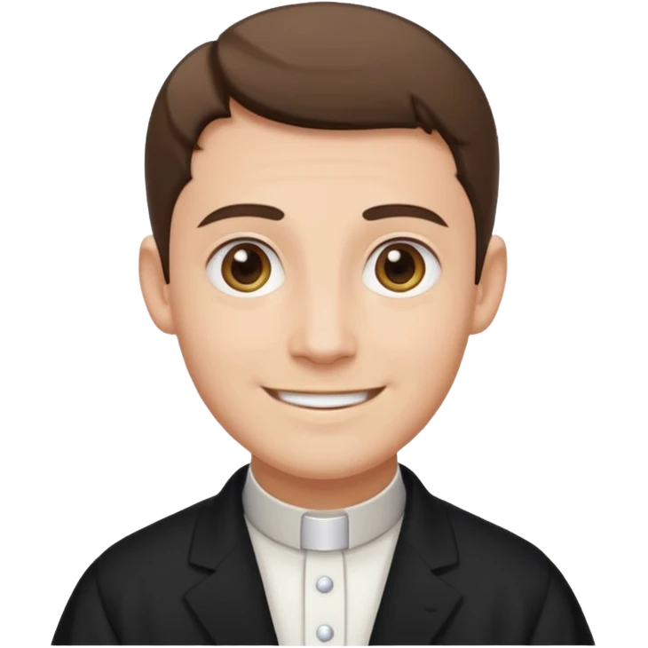 The priest who presides over the wedding emoji
