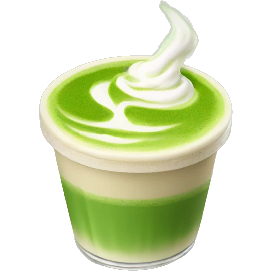 Matcha latte  emoji