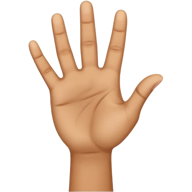 The Arabic hand gesture of “Khod” emoji