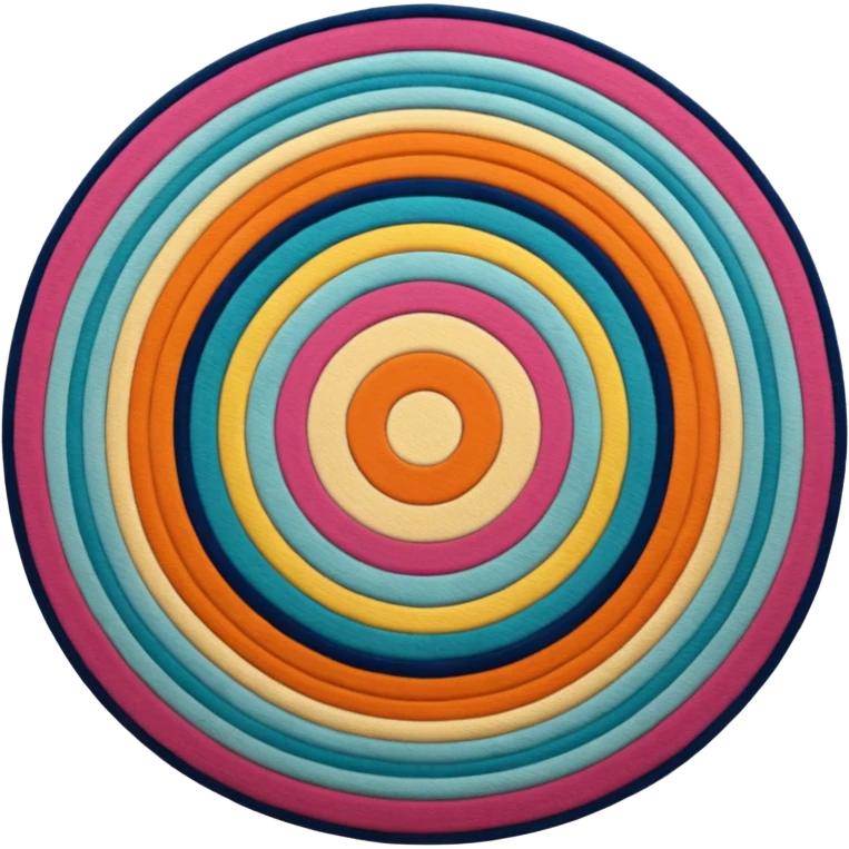 Circle rug emoji
