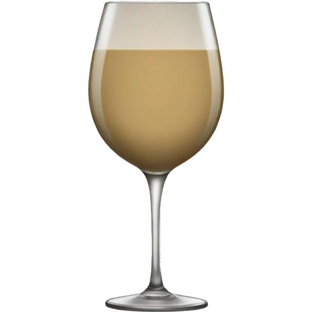 beige wine glass emoji