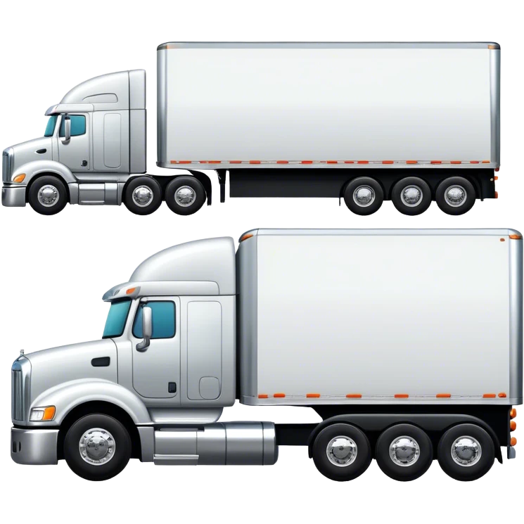 Semi truck emoji