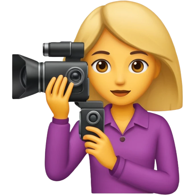 woman making film emoji