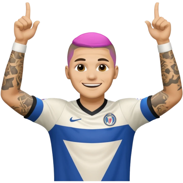 Mauro icardi gol sevinci yapıyor emoji