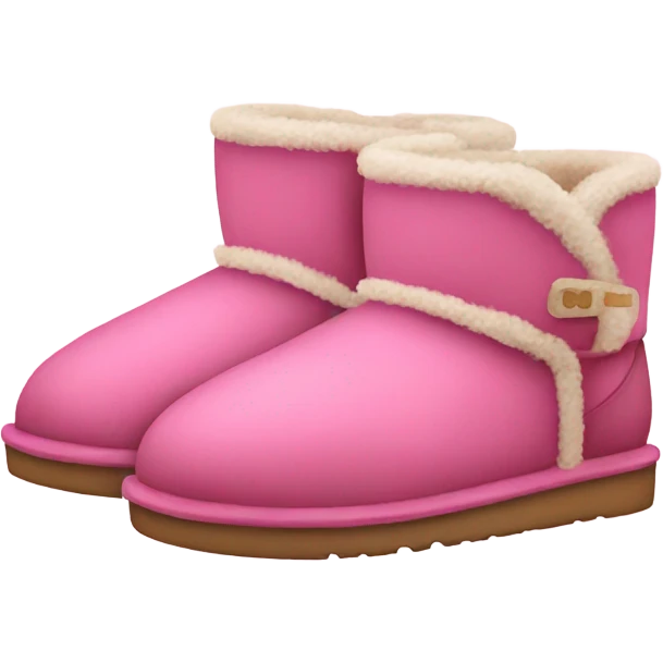 Pink Ugg slippers emoji