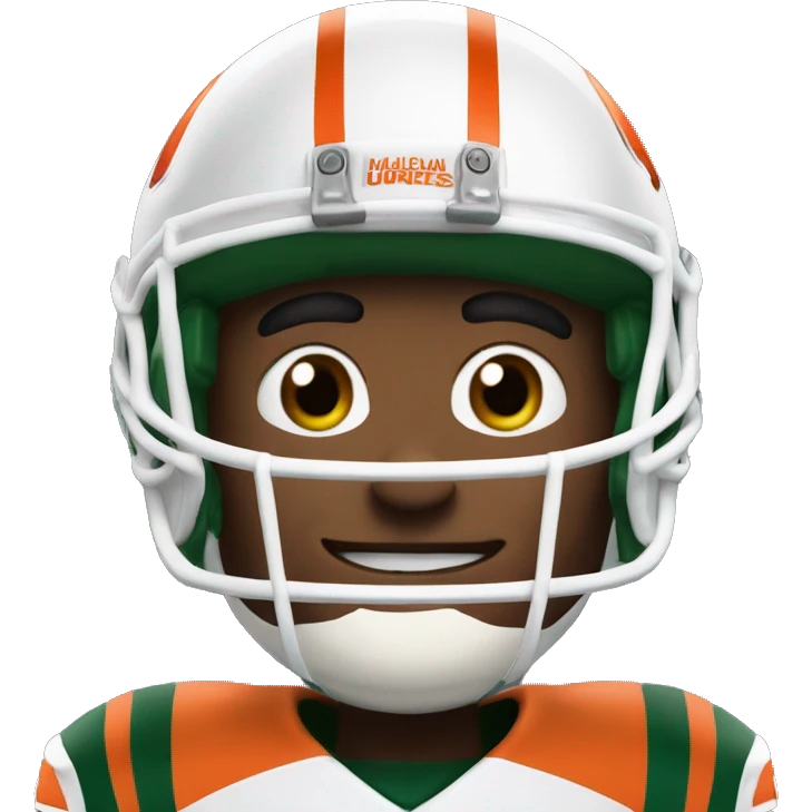 Miami hurricanes college football mascot Sebastian emoji