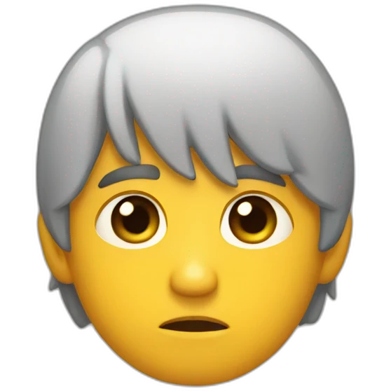 Triste haciendo puchero emoji