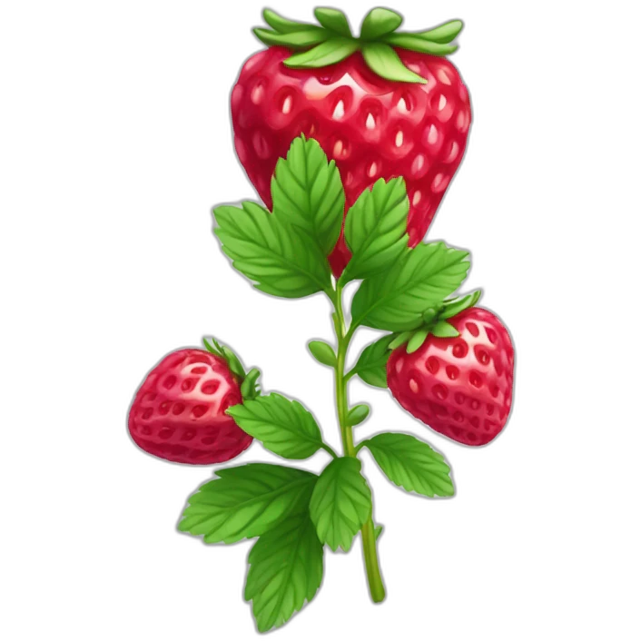 Fraise framboise mirtille emoji