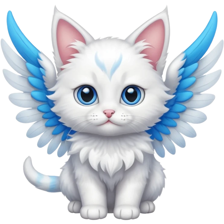 Kitten with wings emoji