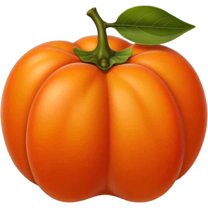 persimmon emoji