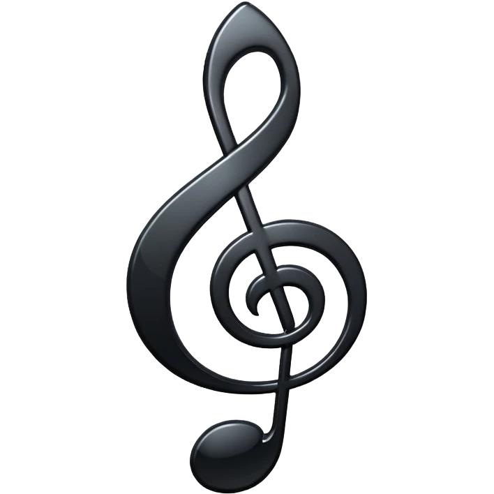 music note with a music disc emoji