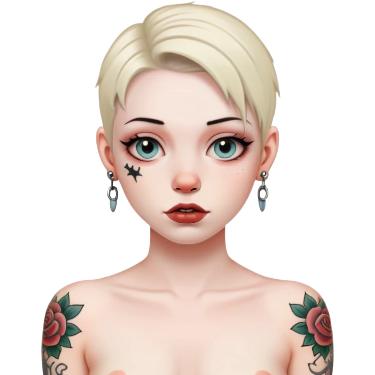 naked alt girl emoji