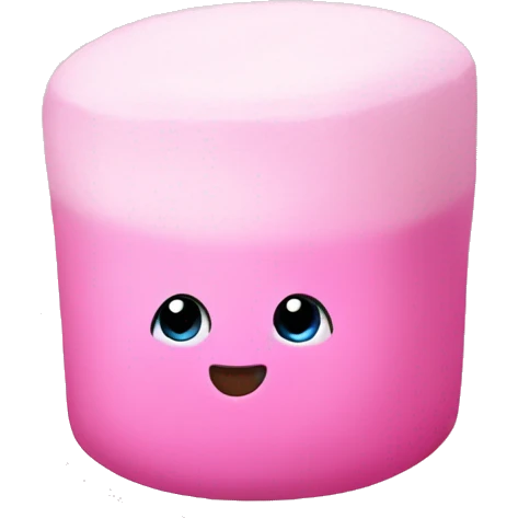 pink marshmallow  emoji