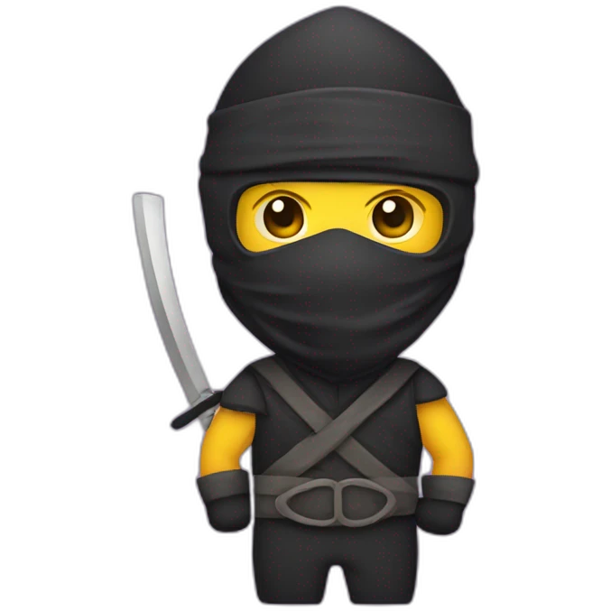 Ninja in disco costume emoji