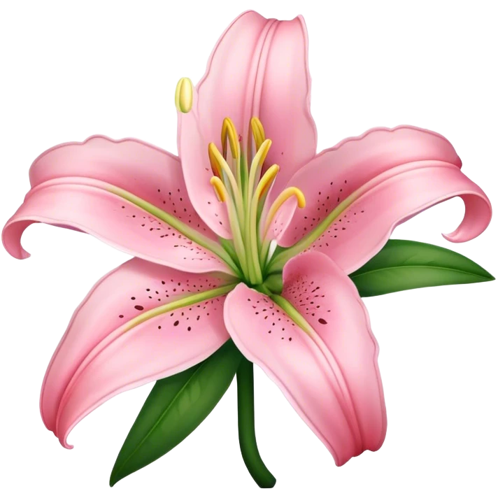 light pink lilium emoji