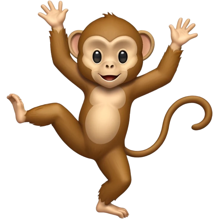 Monkey dancing emoji