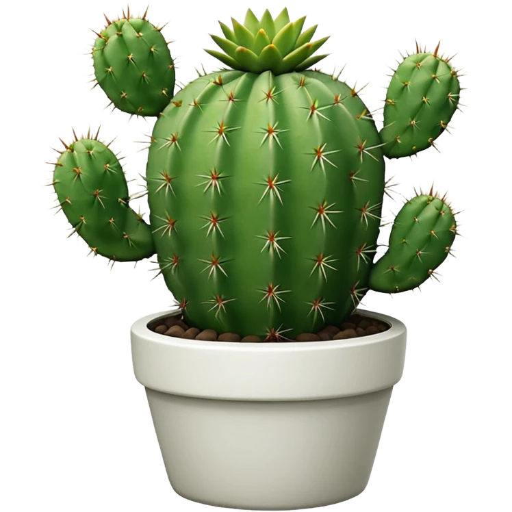 Cactus + white pot emoji