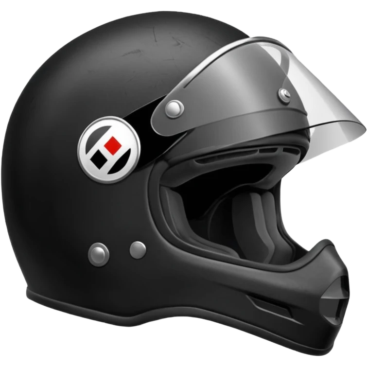 chinstrap motorcycle helmet emoji