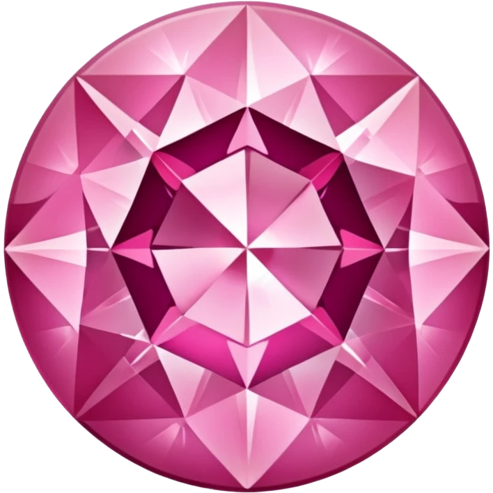 Create an emoji of a beautiful pink diamond that can be used in WhatsApp  emoji