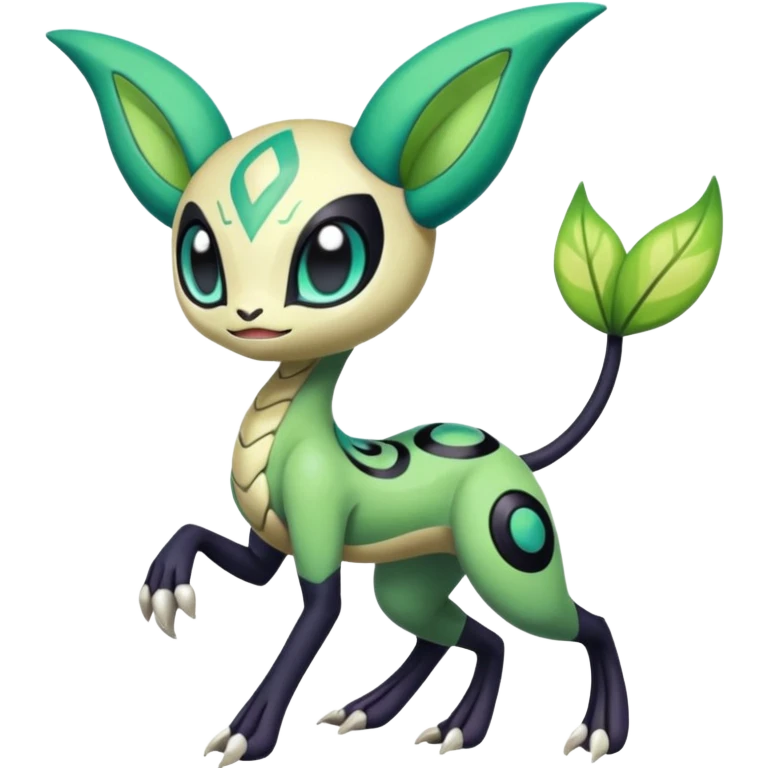 Colorful Exotic Meloetta-Virizion-Venom-Stitch-Fakémon-creature-hybrid emoji