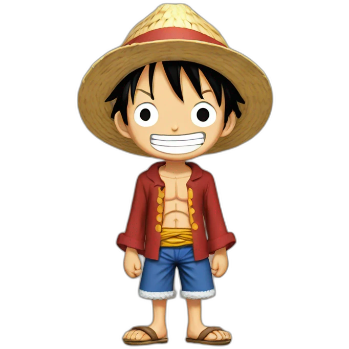 luffy one piece emoji