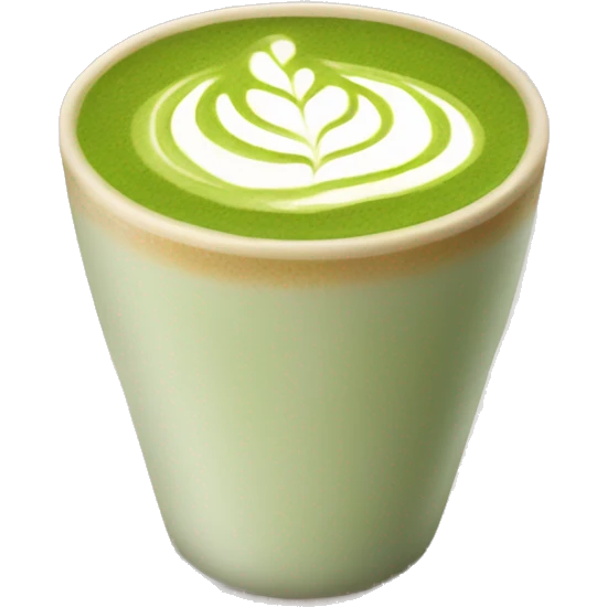 Matcha latte emoji