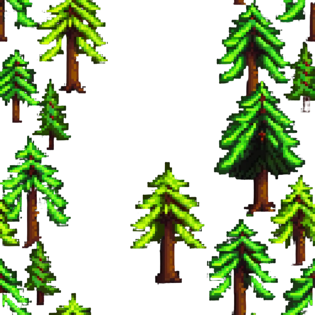 pine tree in a forest emoji