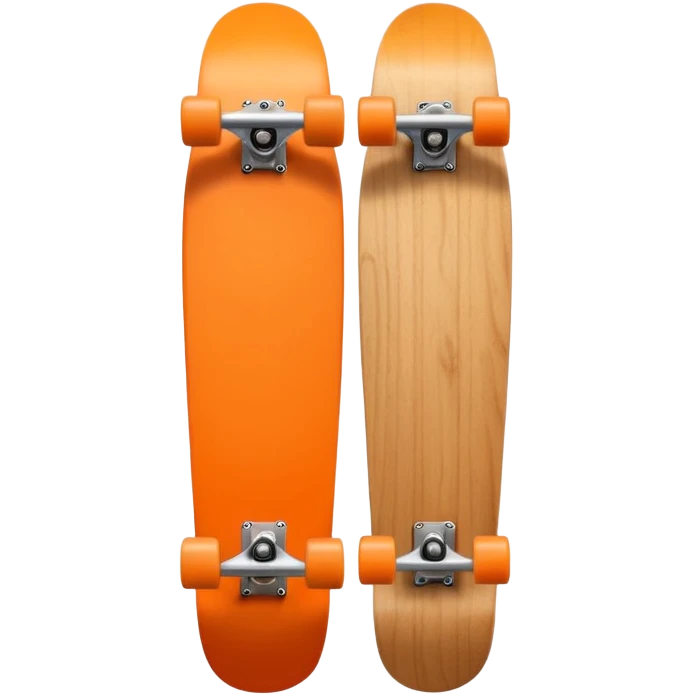 orange skateboard vertical emoji