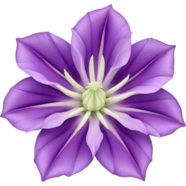 Datura violet colour like real flower small tiny emoji