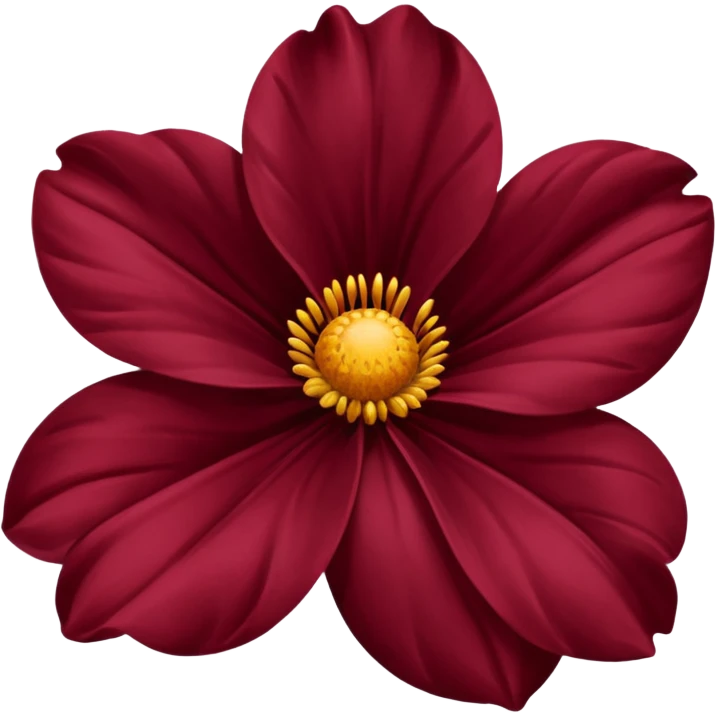 bergundy flower emoji