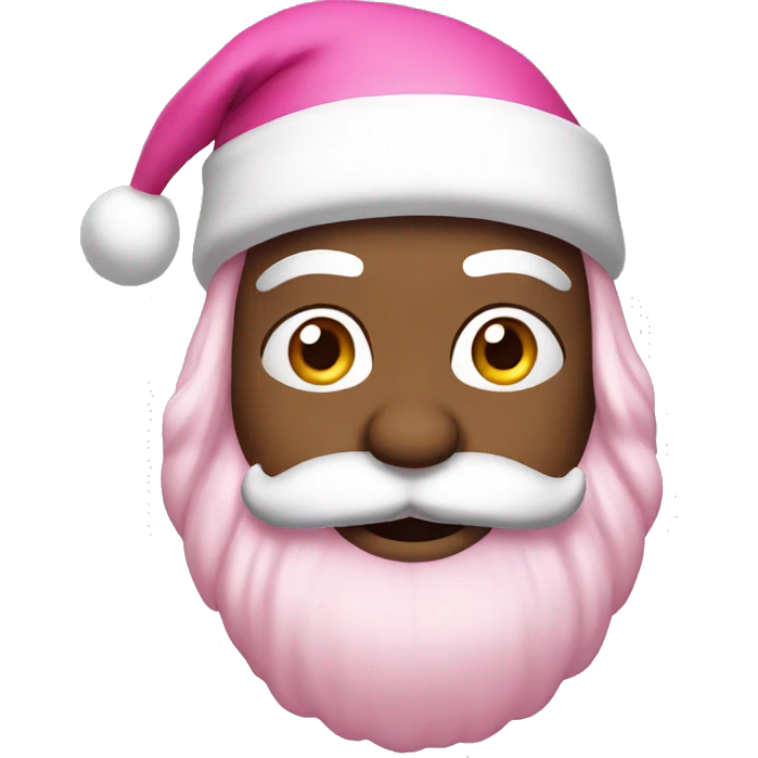 pink santa emoji
