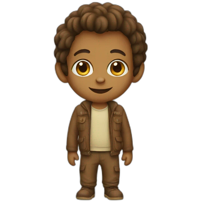 Some one who choosing a monkey emoji