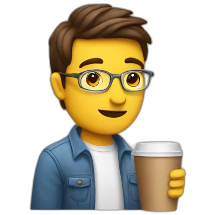 Suburu driver with a coffee can exhaust emoji
