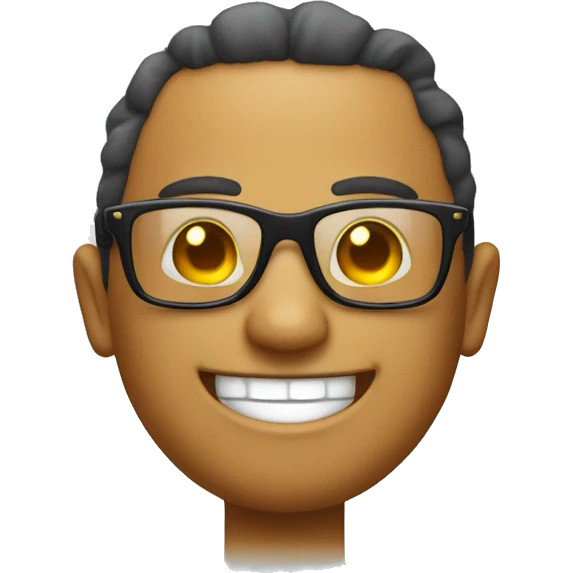 Hámster con gafas de sol sonriendo emoji